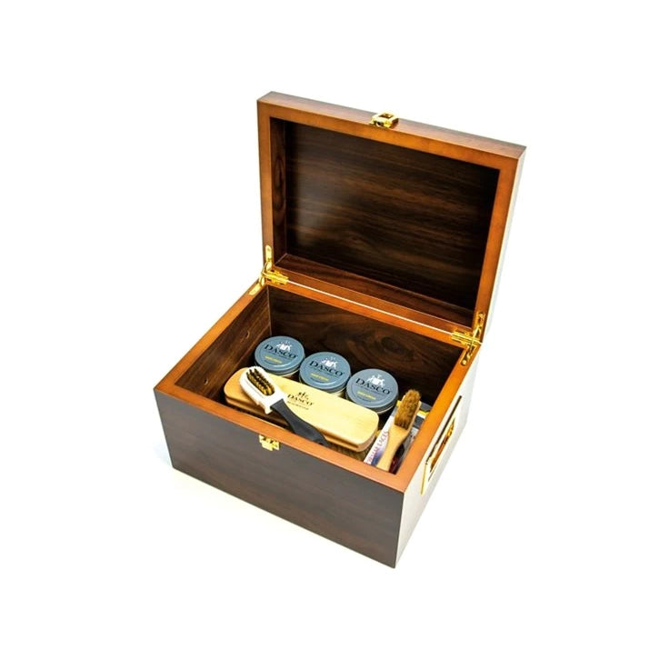 DASCO - FILLED VALET BOX - WALNUT / BRASS