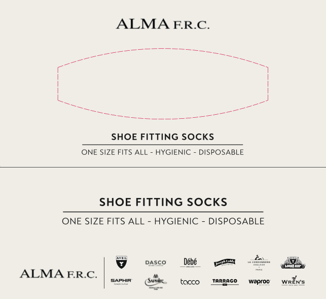 ALMA - SHOE FITTING SOCKS - NATURAL