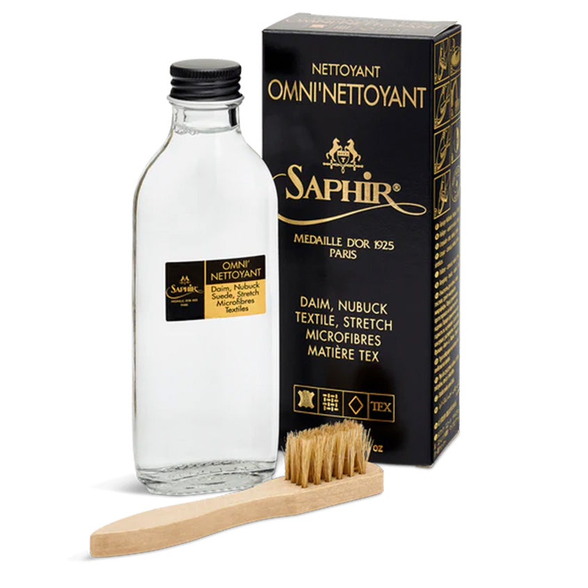 SAPHIR MEDAILLE D'OR - OMNI'NETTOYANT & BRUSH (SUEDE & NUBUCK MULTICLEANER) - 100ml