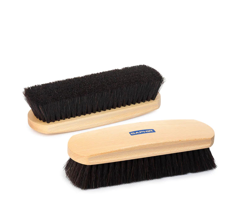 SAPHIR BEAUTE DU CUIR - NATURAL HORSEHAIR BRUSH - 18cm