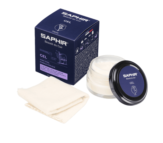 RESISTANT LEATHER GEL with CLOTH - 50ml