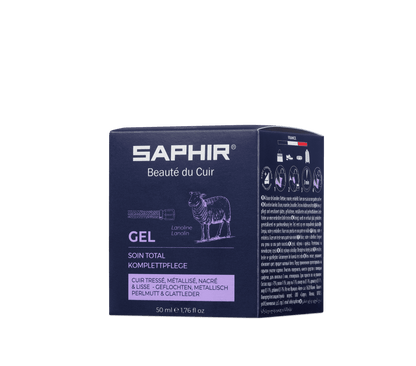 RESISTANT LEATHER GEL with CLOTH - 50ml