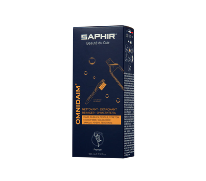 SAPHIR BEAUTE DU CUIR - OMNIDAIM (SUEDE & NUBUCK CLEANER) + BRUSH - 100ml