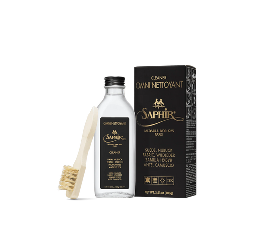 OMNI'NETTOYANT & BRUSH (SUEDE & NUBUCK MULTICLEANER) - 100ml