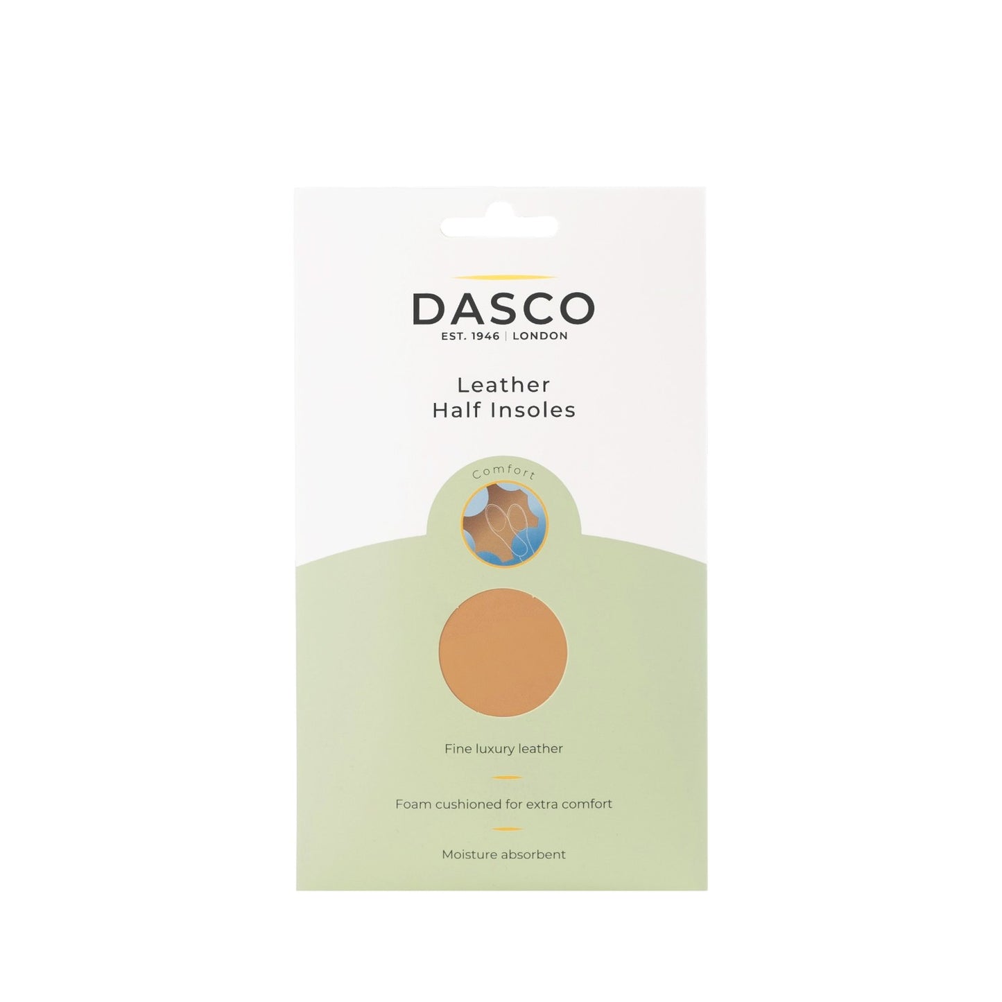 DASCO - HALF SIZE LEATHER INSOLES