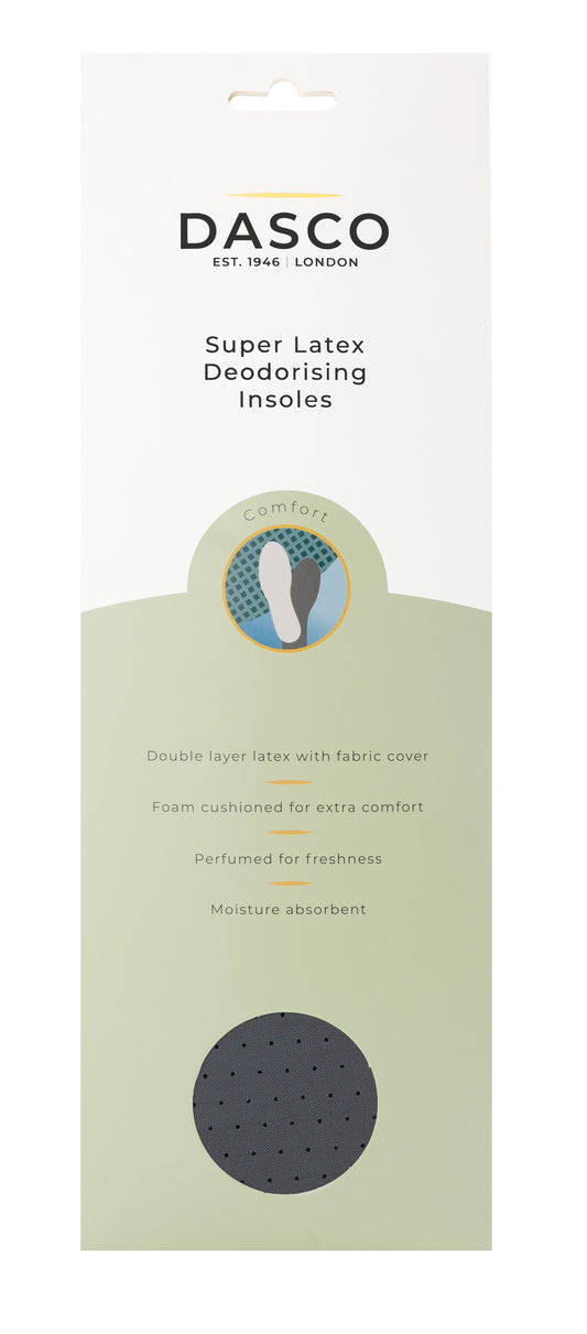 DASCO - LADIE'S SUPER LATEX DEODORISING INSOLES
