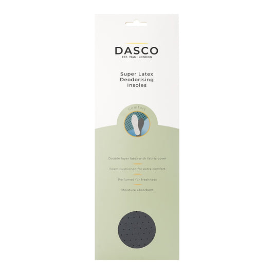 DASCO - LADIE'S SUPER LATEX DEODORISING INSOLES