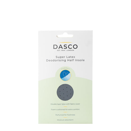 DASCO - SUPER LATEX DEODORISING HALF INSOLE