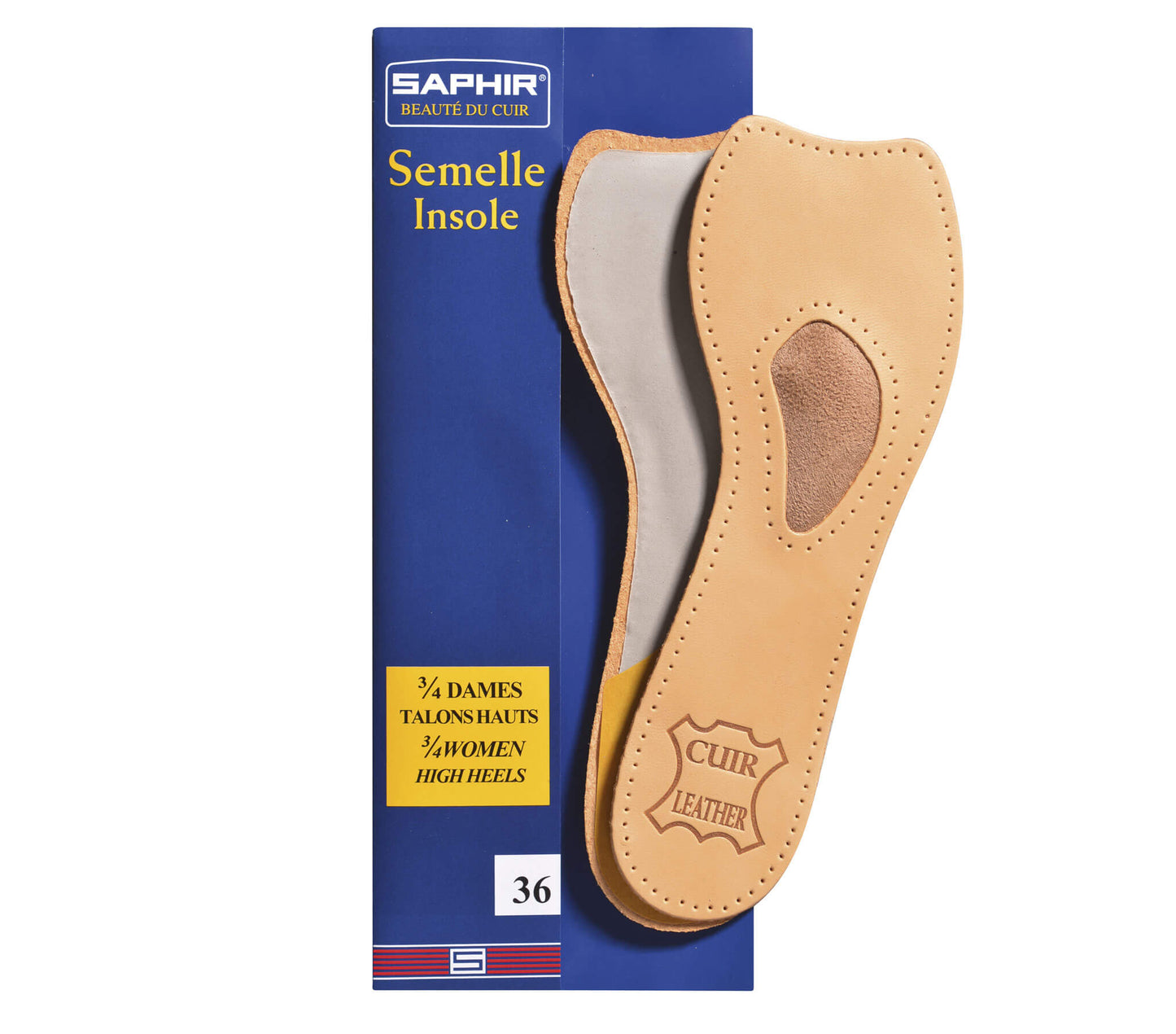 SAPHIR BEAUTE DU CUIR - LADIES 3/4 HIGH HEEL INSOLES